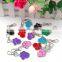 Wholesale Multi Color Metal Paw Printed Zinc Alloy Pet ID Tags Pendant Charms