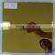 Luxury unframed bronze gold mirror made of golden tinted float glass