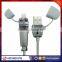 Data cable flexible usb multi charger 2 in 1 data cable for android and for ios