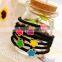 fashionable enamel apple shape ponytail holder