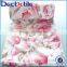 Printed flower fleece for sleep garment
