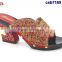CSB7165 multi color stone new fashion international trend italian hot selling popular design sandals