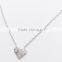 2016 Fashion Jewlery Necklace Designs Silver Plated Pendant