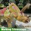 Walking dinosaurs for amusement park