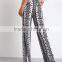 fashion clothing vintage flowy thin maxi long straight woman trousers 2016
