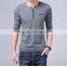 New fashion collar tshirt design for men&USA market fashion collar shirts men&designer tshirts in China