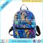 2016 school bag kids cartoon picture of school bag canvas backpack