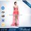 Organza peach color bridesmaid dress patterns for wedding