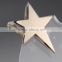 Factory customized gifts k9 glass crystal star plaques and trophies