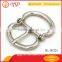 China supplier nickel 8 shaped shoes pin belt buckle