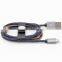 Demin micro usb charging cable