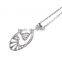 925 sterling silver jewelry zicron fashion hollow lucky horse design pendant necklace