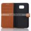 Retro mobile phone leather case for Samsung S6 edge