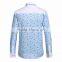 Custom Man Sky Blue Color Shirt with Polka Dots