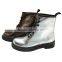 2015 Hot Selling Shining Latest Hip Ladies Flat Boots