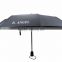 3 Sections Auto Open and Close Foldable Compact Umbrella