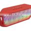 Newest hot pulse bluetooth speaker colorful led lights support u-disck,TF card,Mic hands-free ,audio outdoor speaker