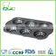 Non-Stick Carbon Steel 6 Hole Sunflower Cupcake Tin