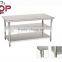 S/S Three layers worktable with Under Shelf