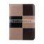 Accept small qty factory handheld fashion grid leather tablet cover for ipad air 2