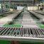 Automobile seat headrest foaming line