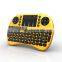2.4Ghz Wireless Fly Air Mouse RII I8 keyboard Built-in with High Sensitive Smart Touchpad