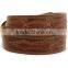 100% Italian import genuine leather men padded leather belts