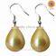 2016 fashion jewelry ,fake pearl drop earrings for lady