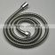 High quality stainless steel spring shower pipe metal flexible hose with bathroom