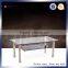 CLASSIC PROMOTION SIMPLE GLASS TEA TABLE SQUARE WHOLESALE