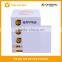 UPS Wood free paper sticky note cube with wooden pallet for promotion