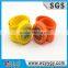 Silicone slap wrist band watch