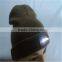 New fashion custom warm beanies crochet hats knitted caps with LED Lights