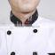customized with good quality cotton/polyester buttons chef costume