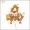 hot selling high quality wholesale decorative artificial autumn grape branches and leaves