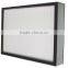 High efficiency wood frame pleat hepa filter