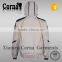 High quality breathable adjustable hood men white ski snowboard jacket