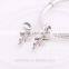 S067F Globalwin 925 Sterling Silver Alphabet F Sign Language Letters Charms for DIY