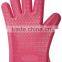 Silicone heat-resistant grilling oven BBQ gloves for cooking / baking