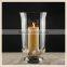 cheap handblown glass hurricane candle holder