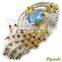 Diamond Gold Pendants, Blue Topaz Diamond Pendants, Diamond Jewelry