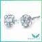 difference between moissanite and diamond cheapest 2 carat 14k yellow gold moissanite forever brilliant earrings