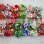 New Arrival 4inch Christmas Ribbon Baby Hair Bows with Soft Elastic Headband Girls Baby Hairband Boutique Bows