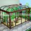 2016 China hot sale with different surface treatment and different style aluminum alloy garden sun room/green house