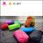 Factory wholesale oem logo printed laybag and inflate couch lay bed with light and pocket
