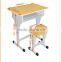 Hot Sale School Furniture Simple Design Standard Size School Desk and Chair