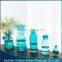bottle shape blue glass vase glass terrarium
