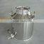 stainless steel milk machine can/dairy milk can/milking bucket with mixer