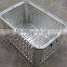 Aluminum seafood storage container, aluminum basket, aluminum box