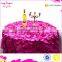 wholesale Qingdao Sinofur rosette satin table cloth